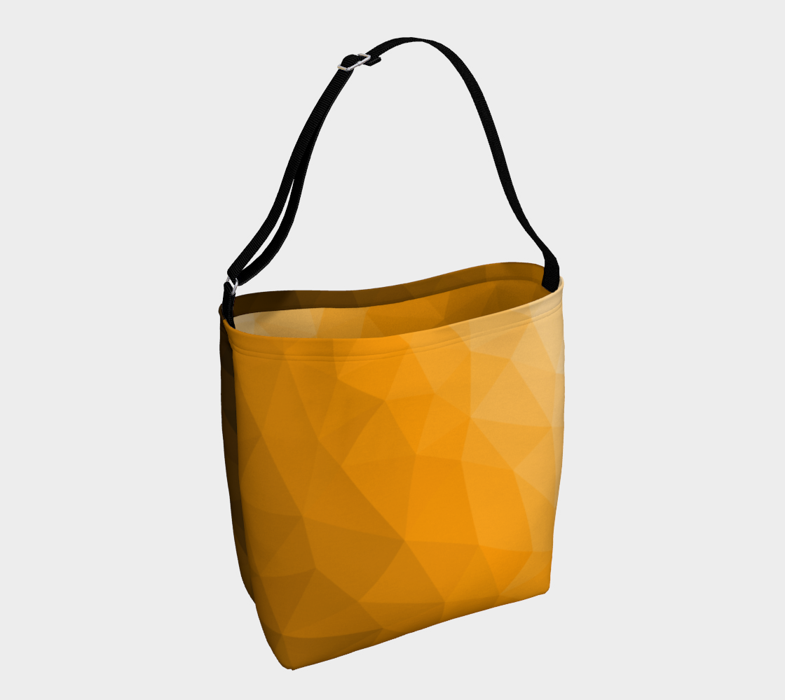 Aperçu de Orange gradient geometric mesh pattern
