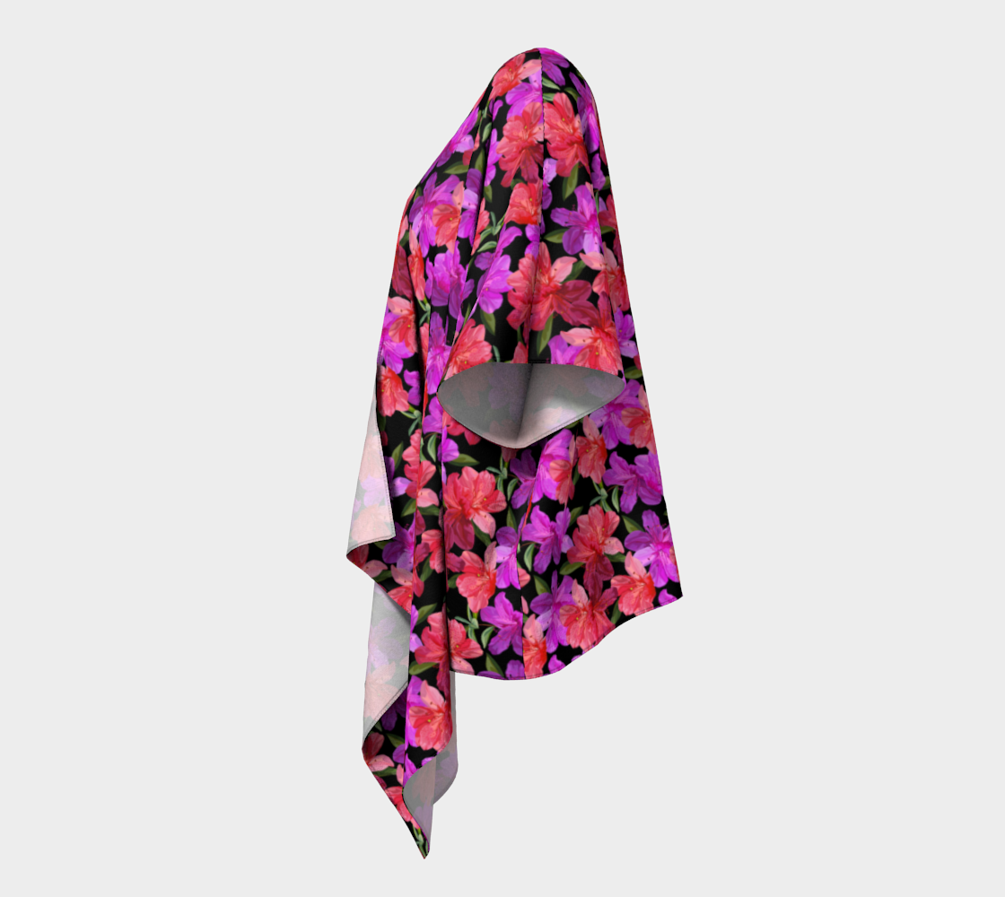 Fuchsia N Violet Azealias Draped Kimono preview #2