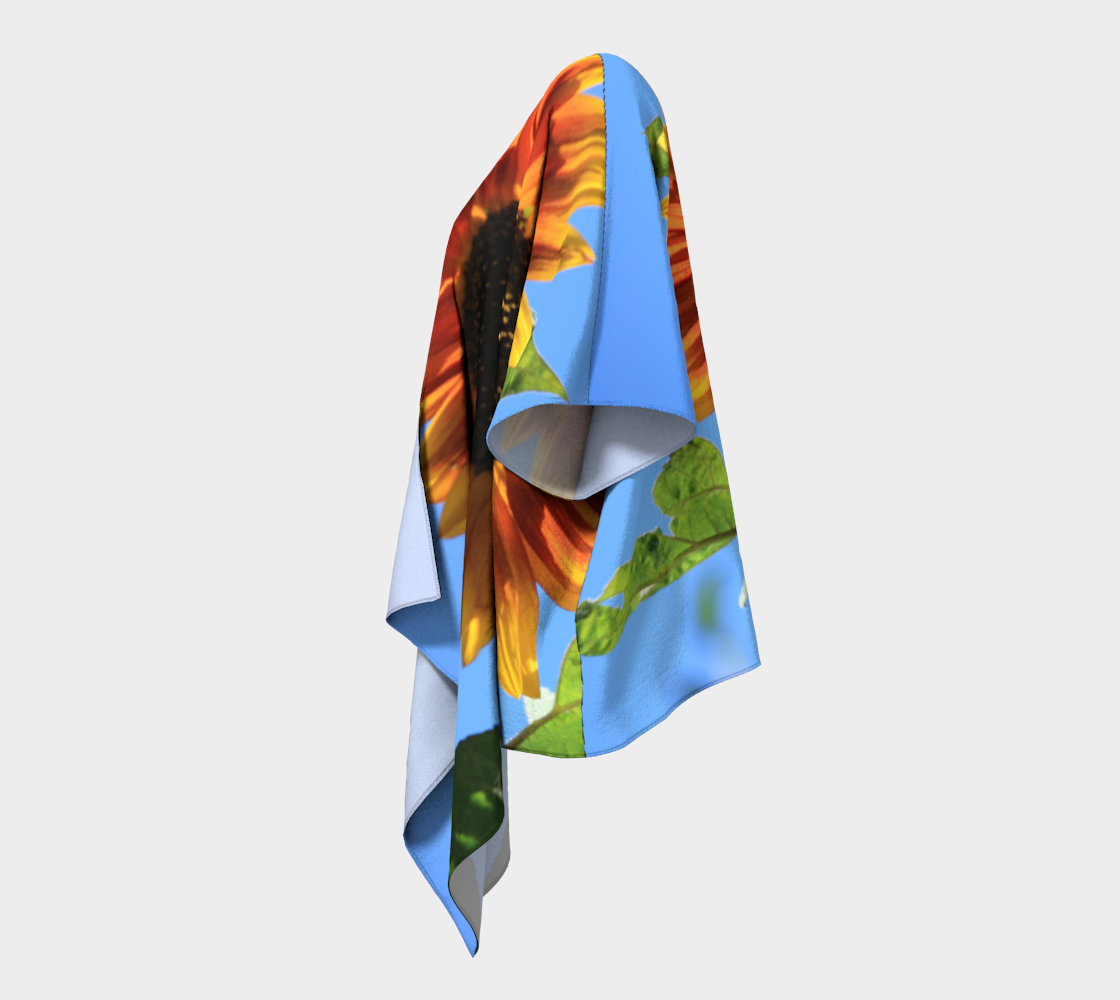 Vibrant Sunflower with Blue Sky preview #2