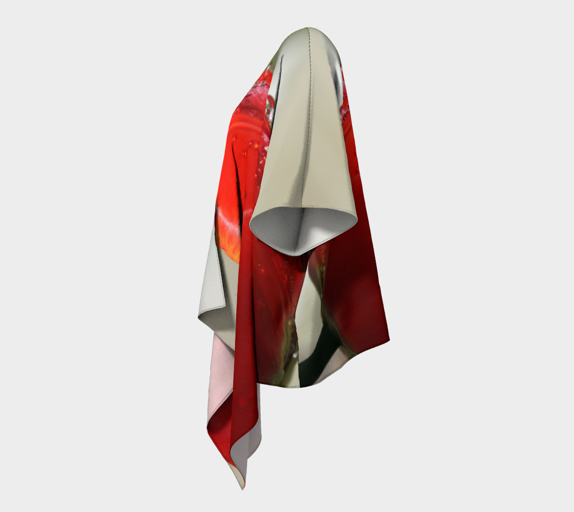 Red Tulip with Droplets preview #2