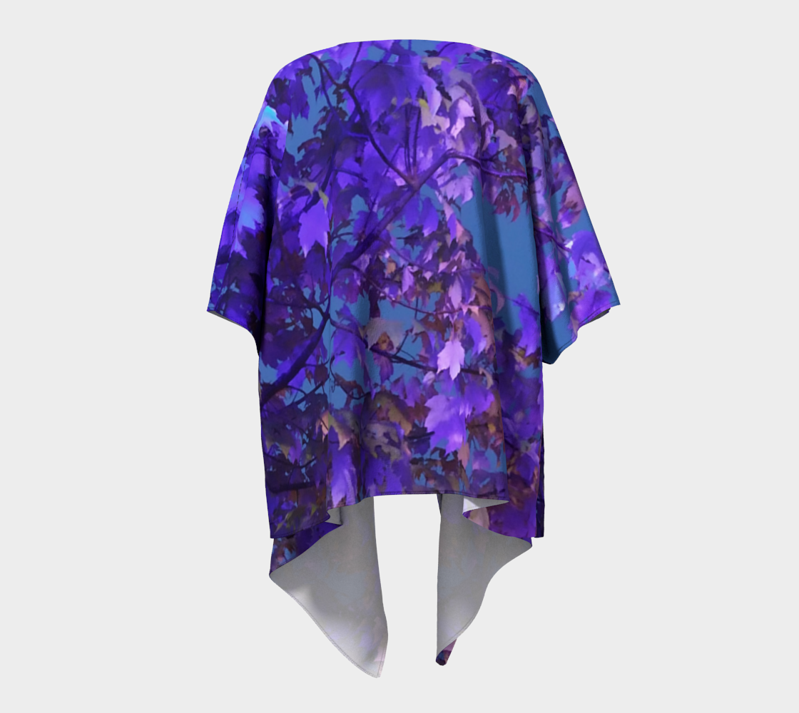 Illuminated Blue & Purple Leaves preview #4