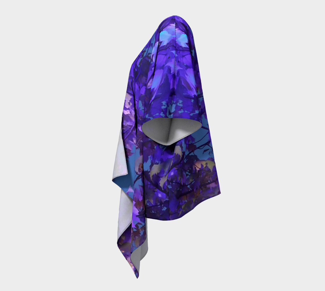 Illuminated Blue & Purple Leaves preview #2