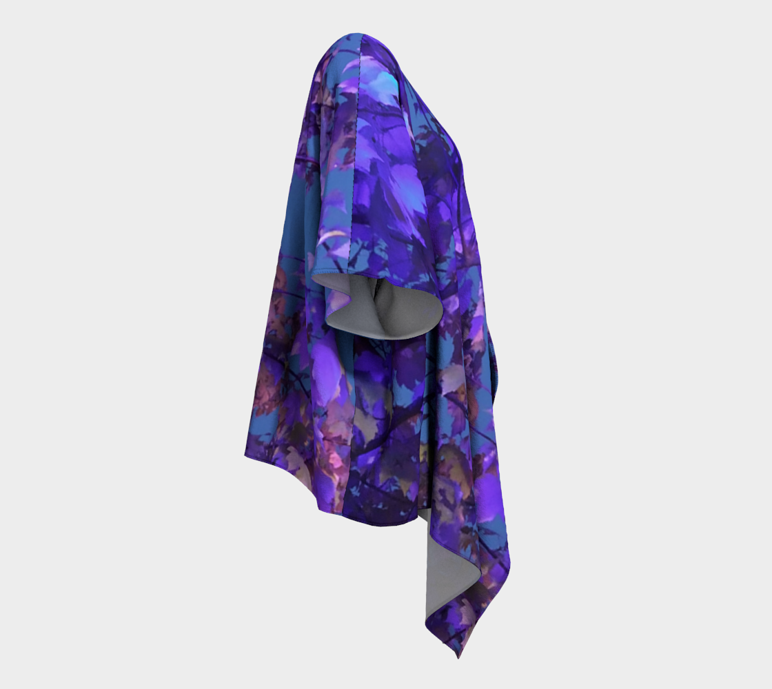 Illuminated Blue & Purple Leaves preview #3