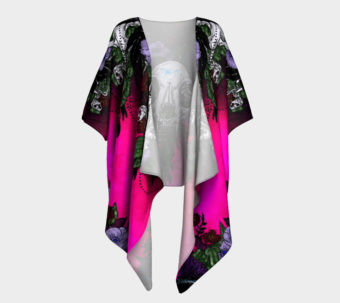 Familiar - warm colour kimono preview
