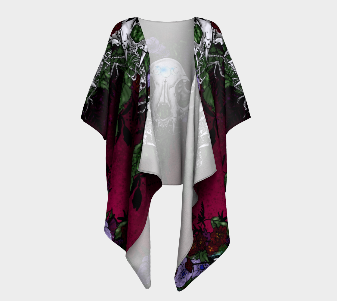 Familiar - deep colour kimono preview