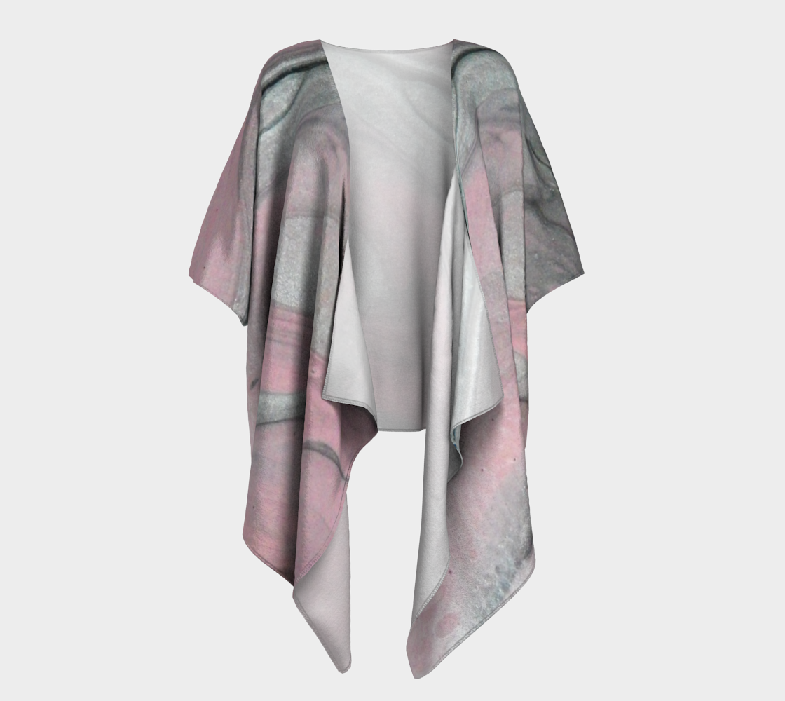 Aperçu de Pink Twilight Draped Kimono
