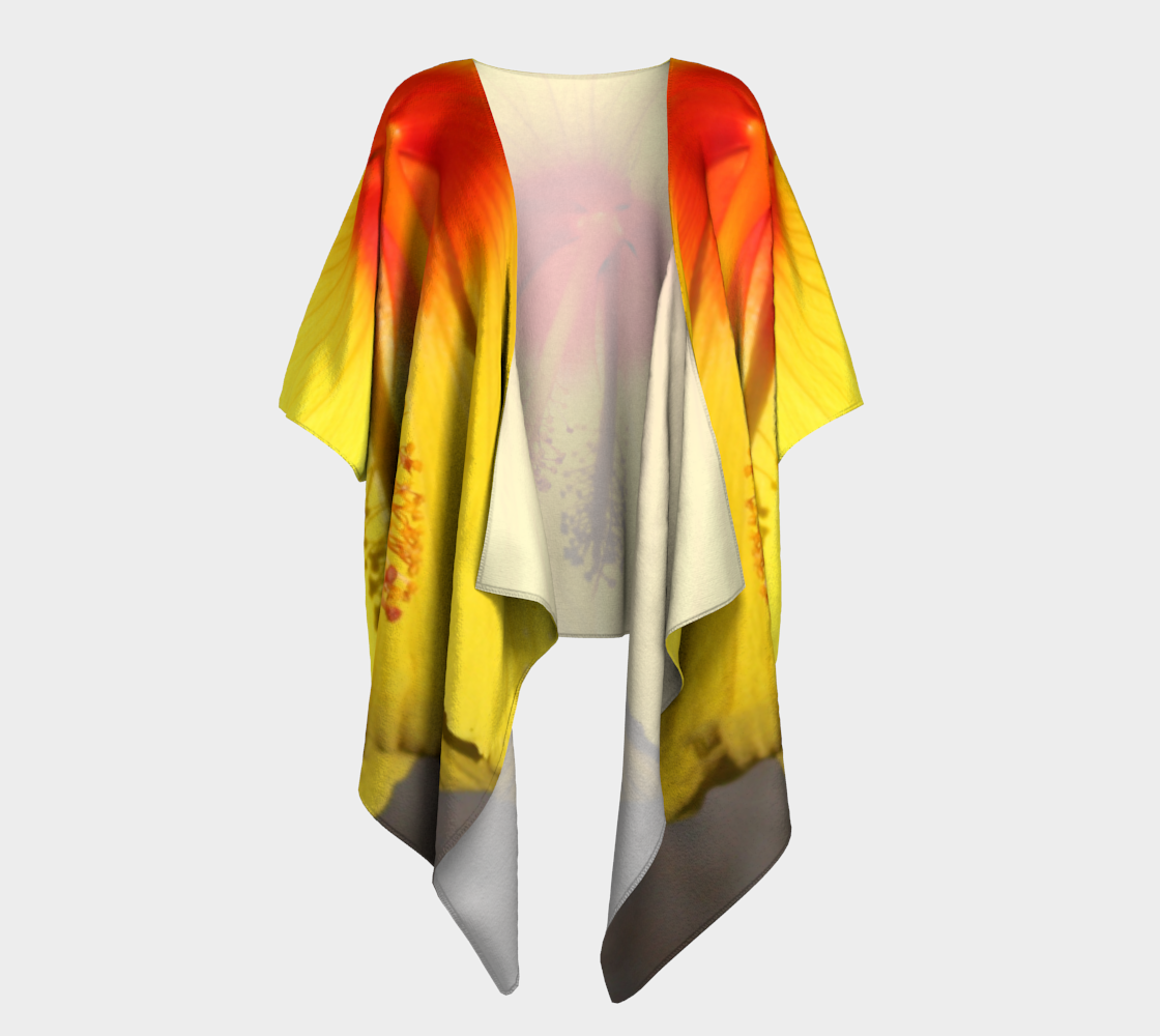 Yellow & Red Hibiscus  3D preview