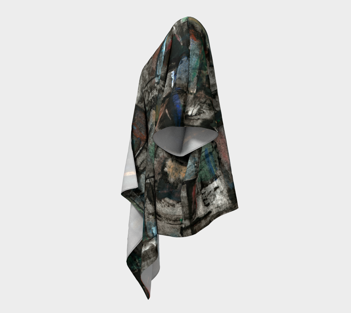 Ancient Ruins Draped Kimono preview #2