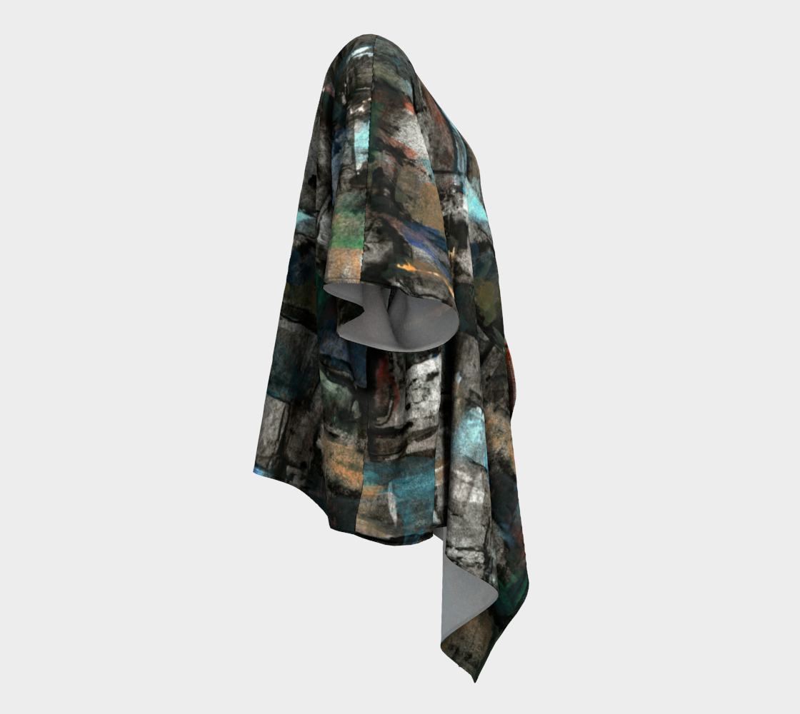 Ancient Ruins Draped Kimono preview #3