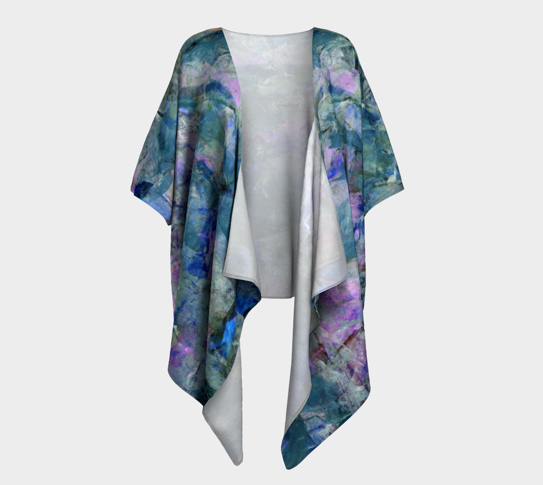 Jungle Stream Draped Kimono preview #1