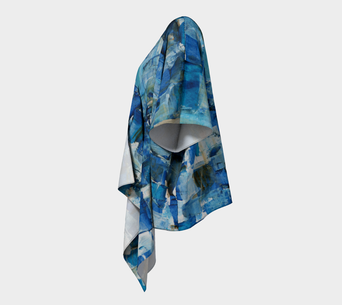 Ocean Chess Draped Kimono preview #2