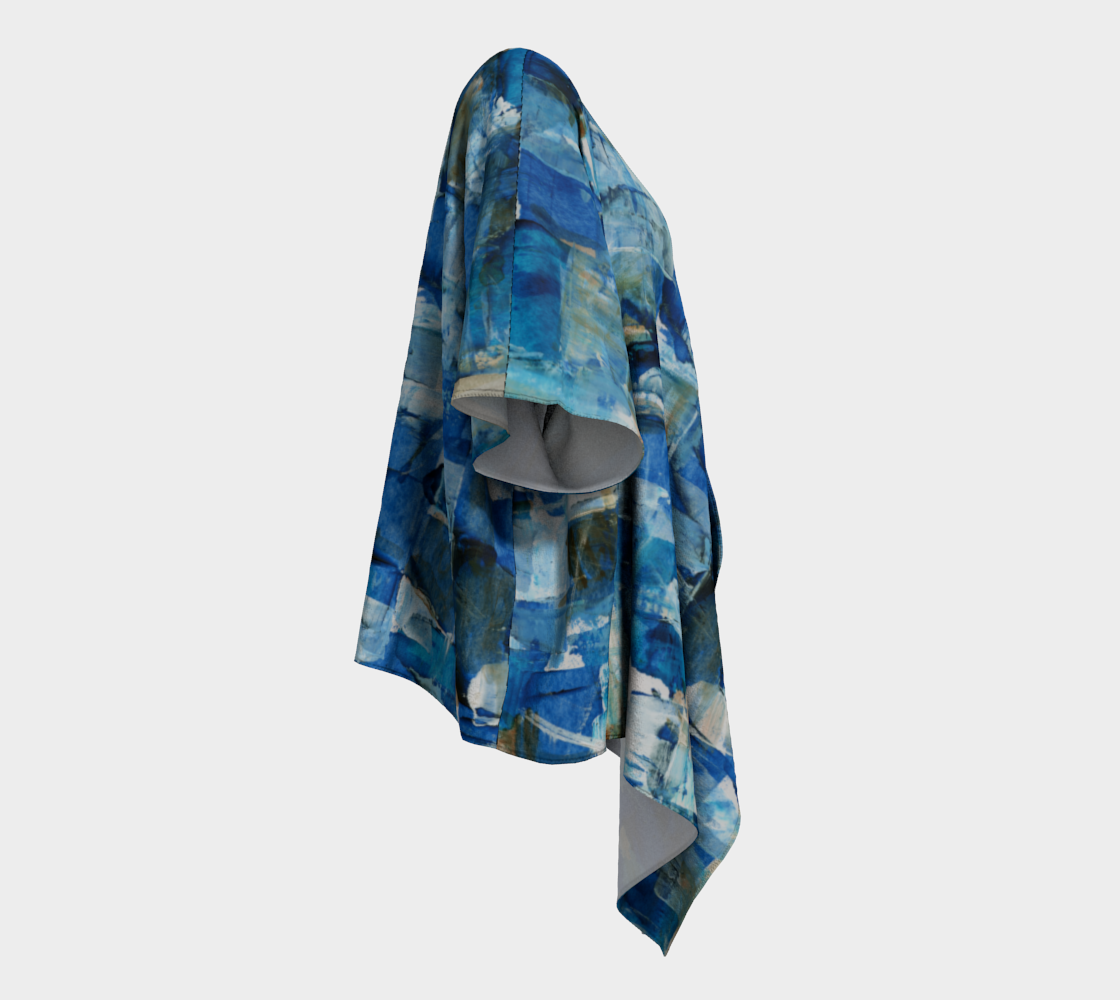 Ocean Chess Draped Kimono preview #3
