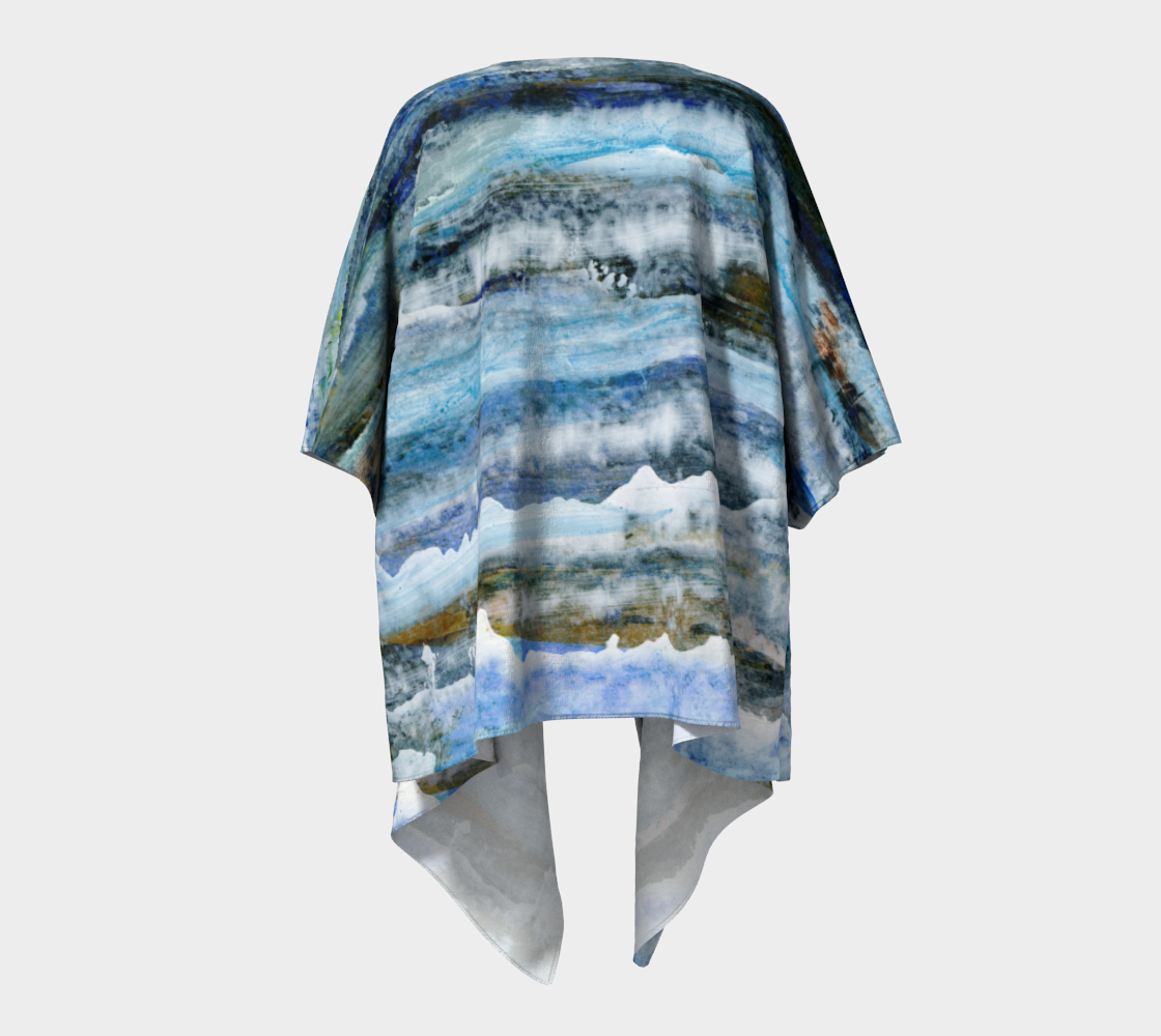 Waves Draped Kimono preview #4