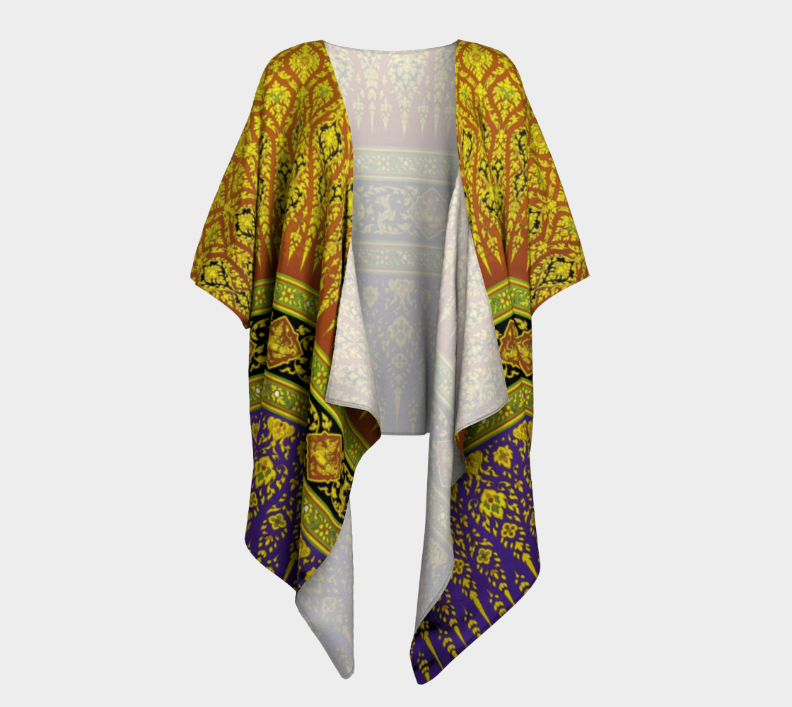 Bohemian Tapestry Draped Kimono preview
