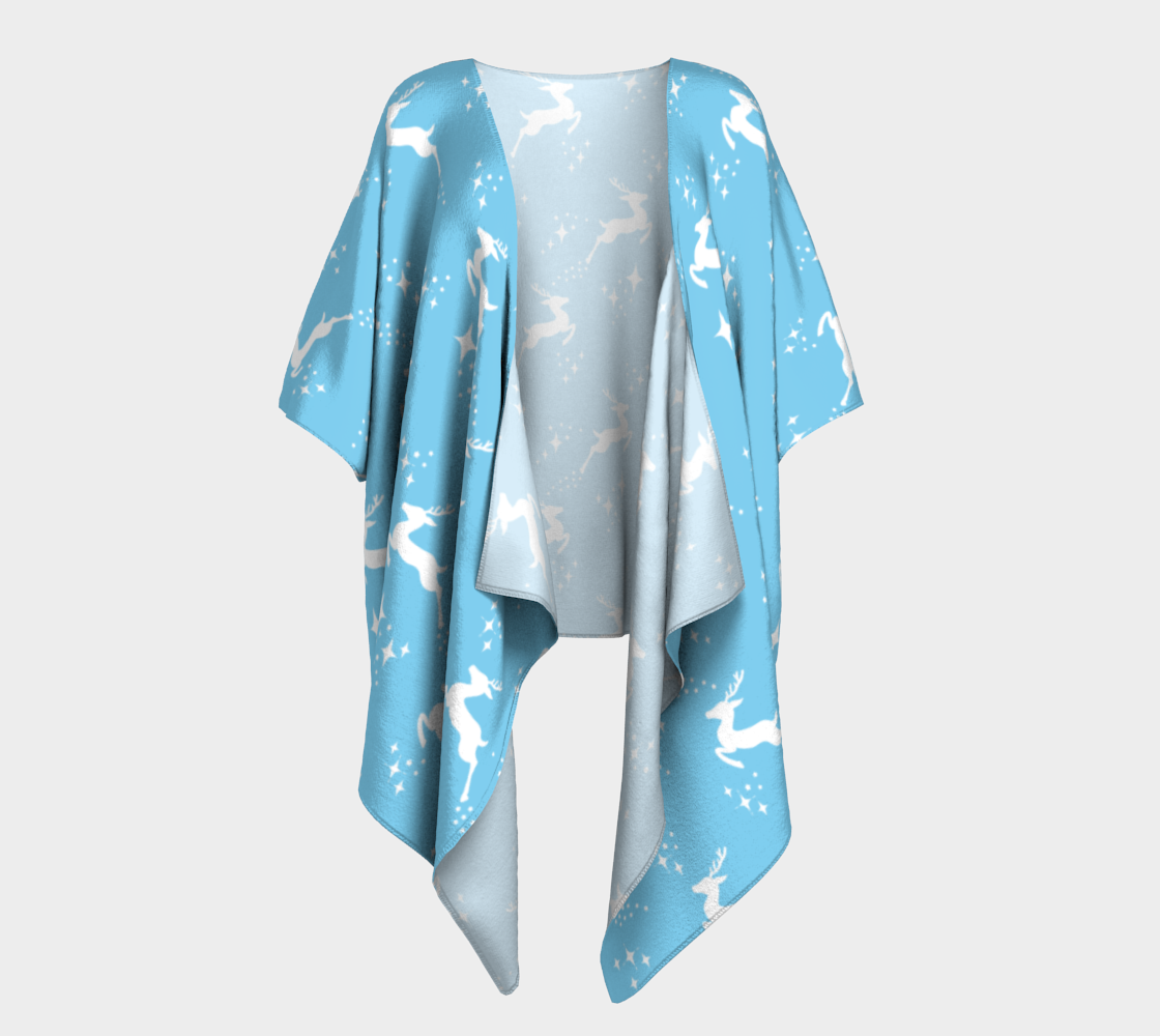 Aperçu 3D de Let it snow, Deer Draped Kimono