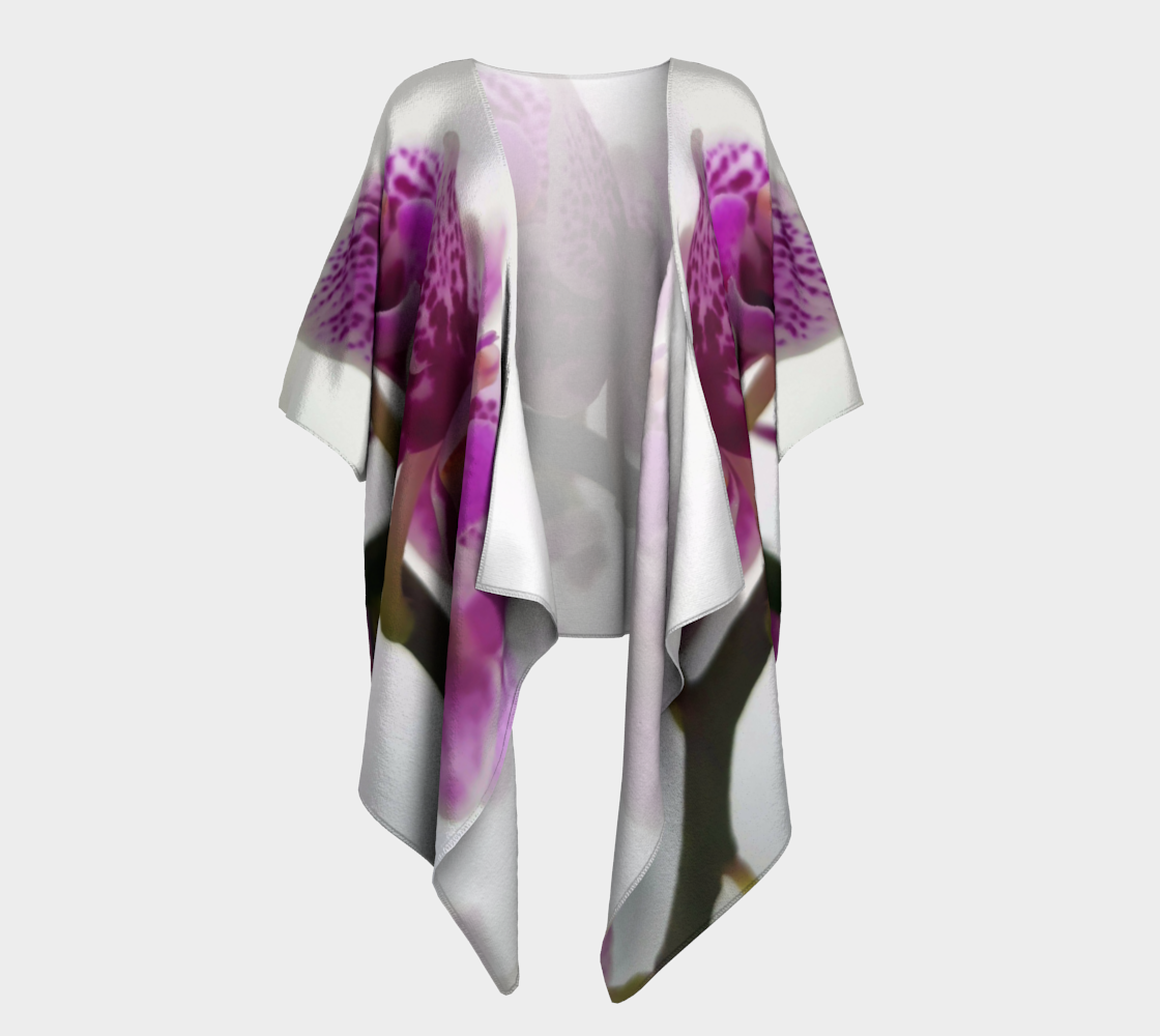 Aperçu 3D de Kimono Drapé Orchidée