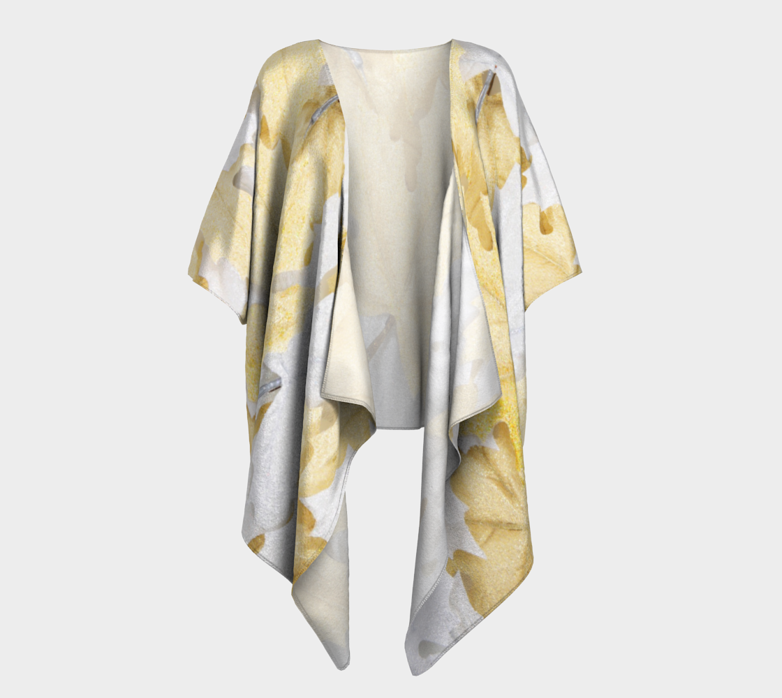 Gold And White Leaves 3D preview