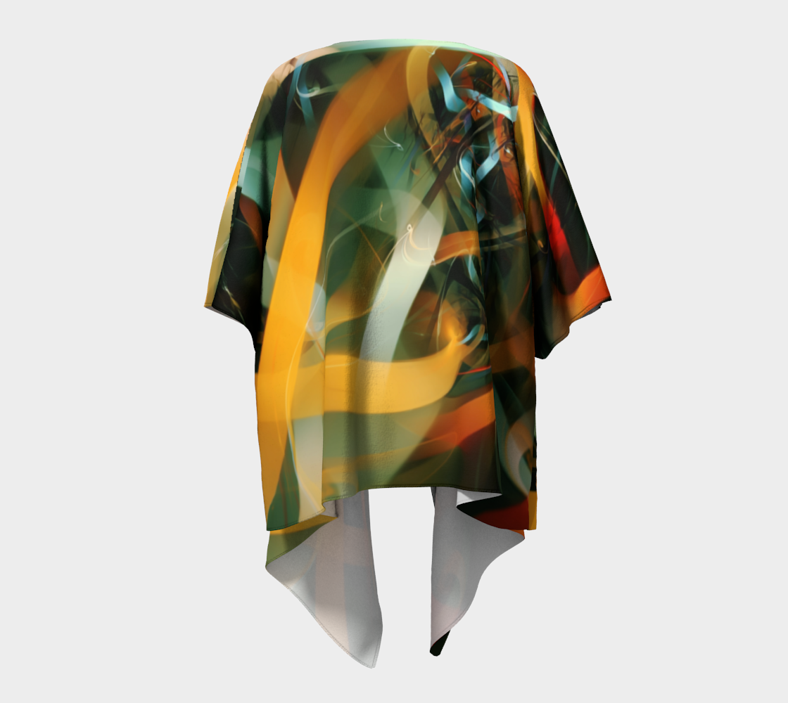 Charging Up Draped Kimono preview #4