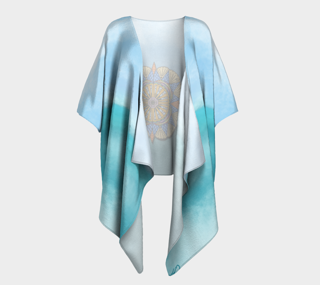 "Sail Away" Beach Mandala Kimono preview #1