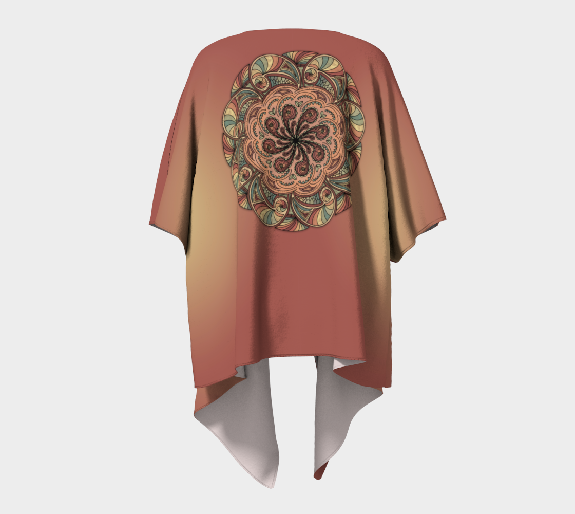 Moroccan Shells Mandala - Kimono preview #4