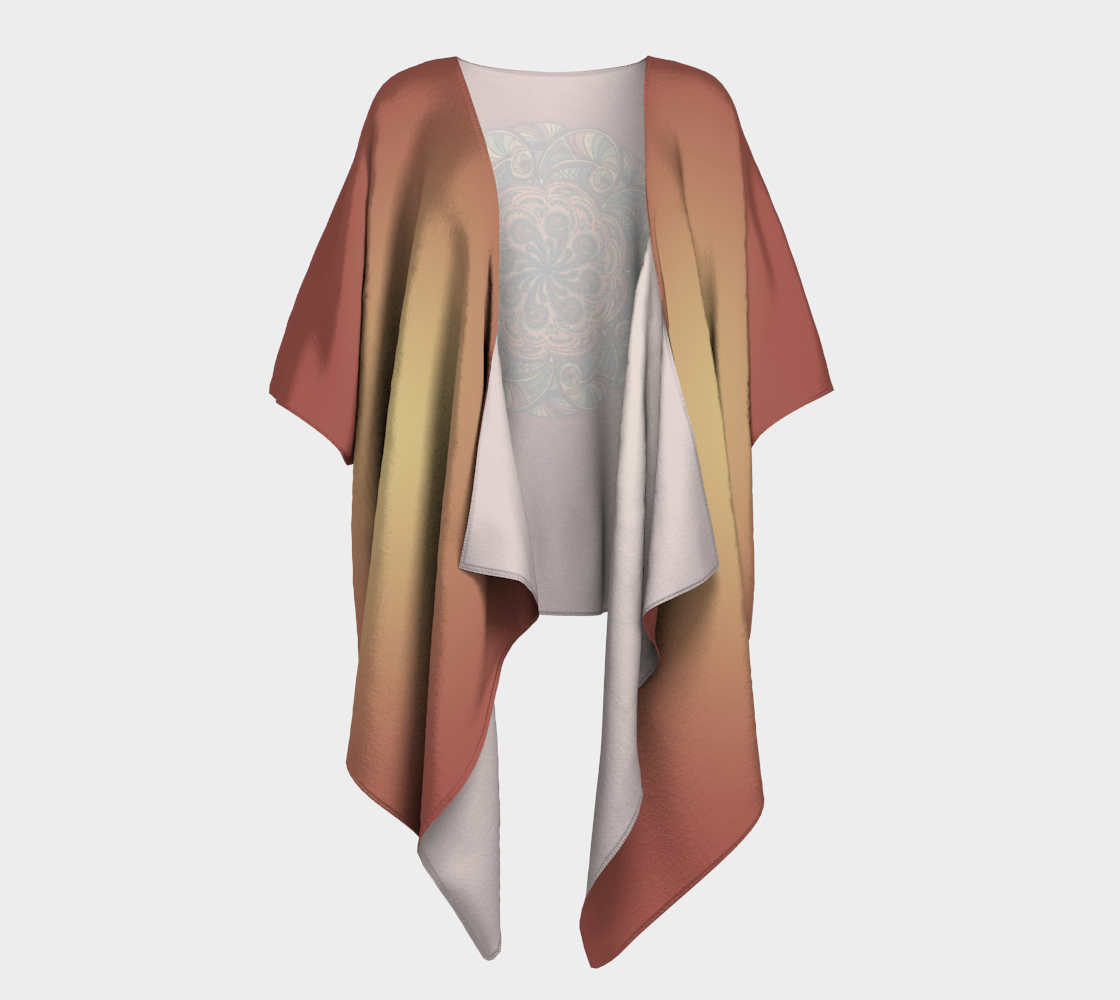 Moroccan Shells Mandala - Kimono preview #1