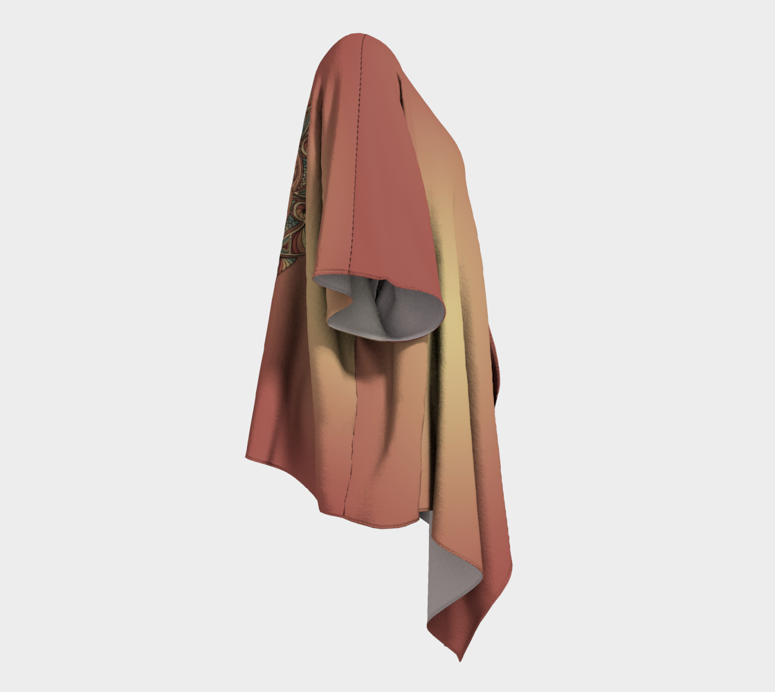 Moroccan Shells Mandala - Kimono preview #3