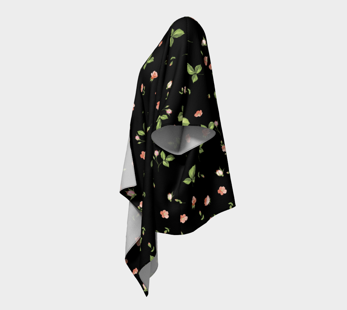 French Chic Roses Pink Black preview #2