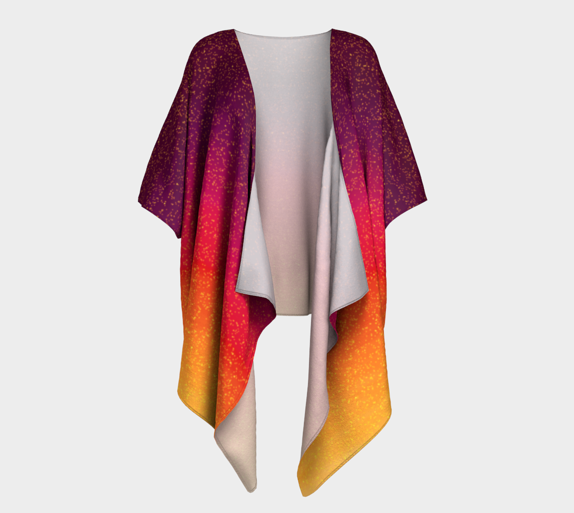 Fireflies at Afternoon Draped Kimono preview