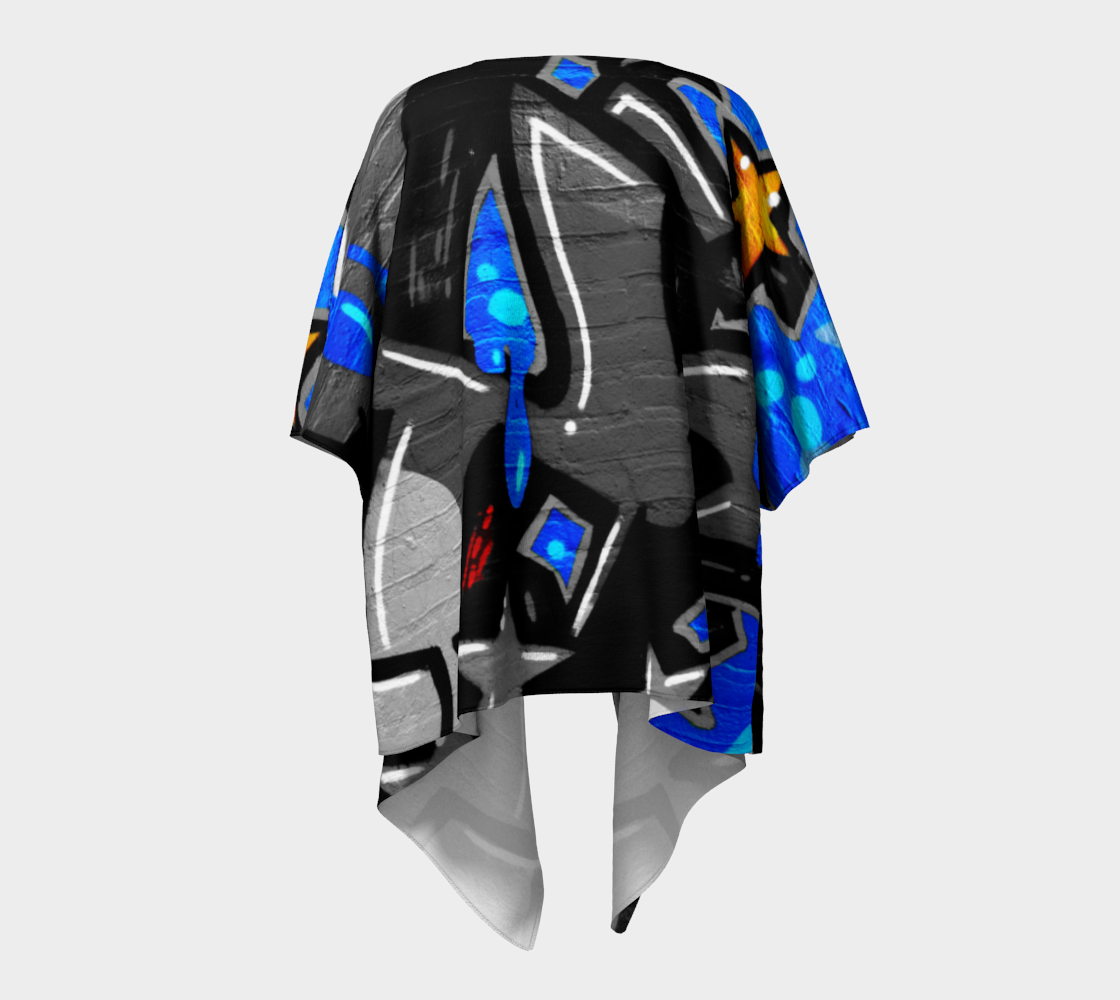 Graffiti 3 Draped Kimono preview #4