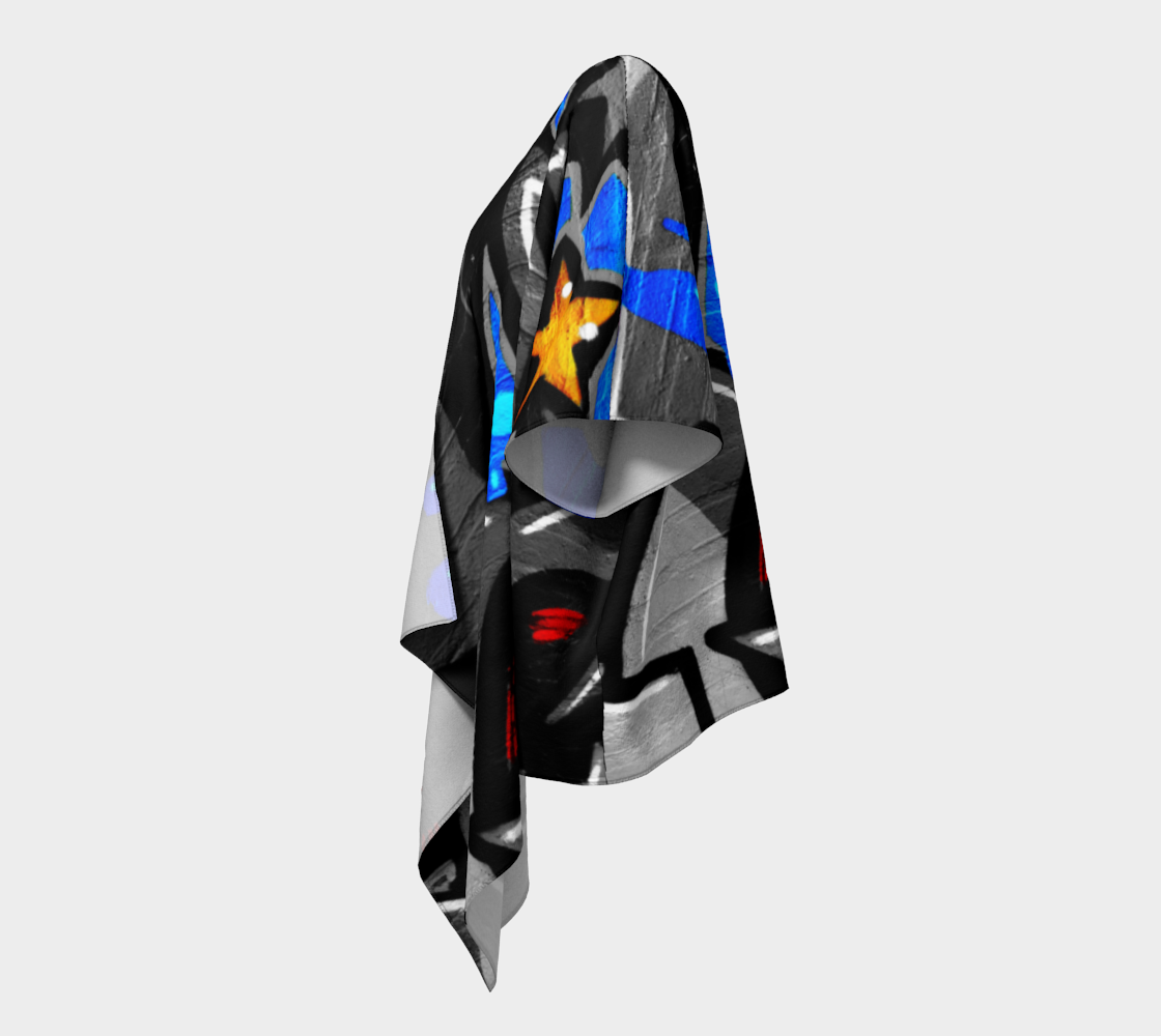 Graffiti 3 Draped Kimono preview #2
