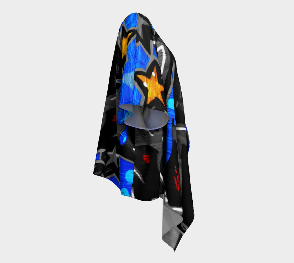 Graffiti 3 Draped Kimono preview #3