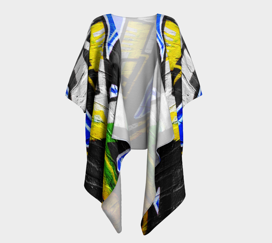 Graffiti 6 Draped Kimono preview #1
