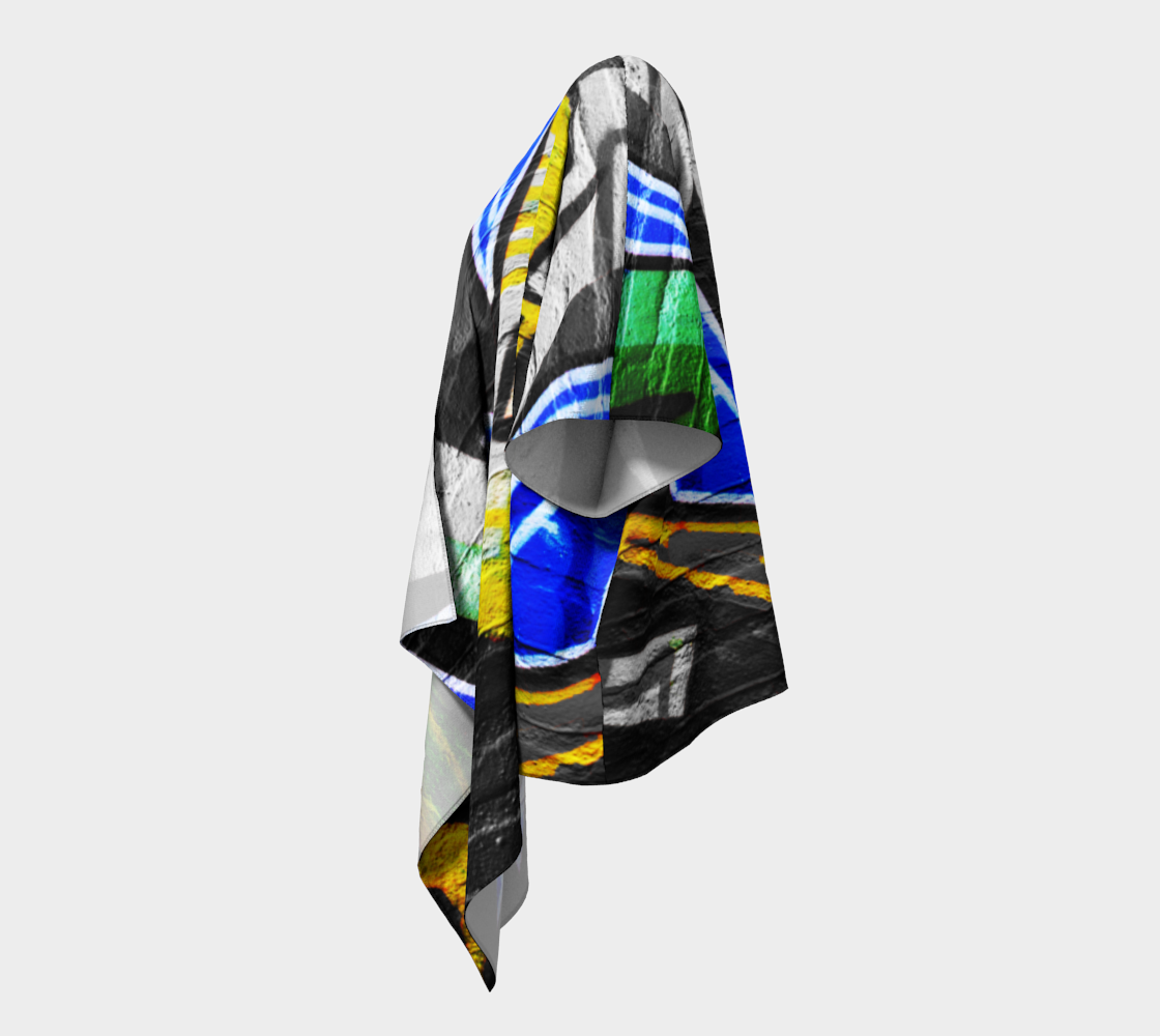 Graffiti 6 Draped Kimono preview #2