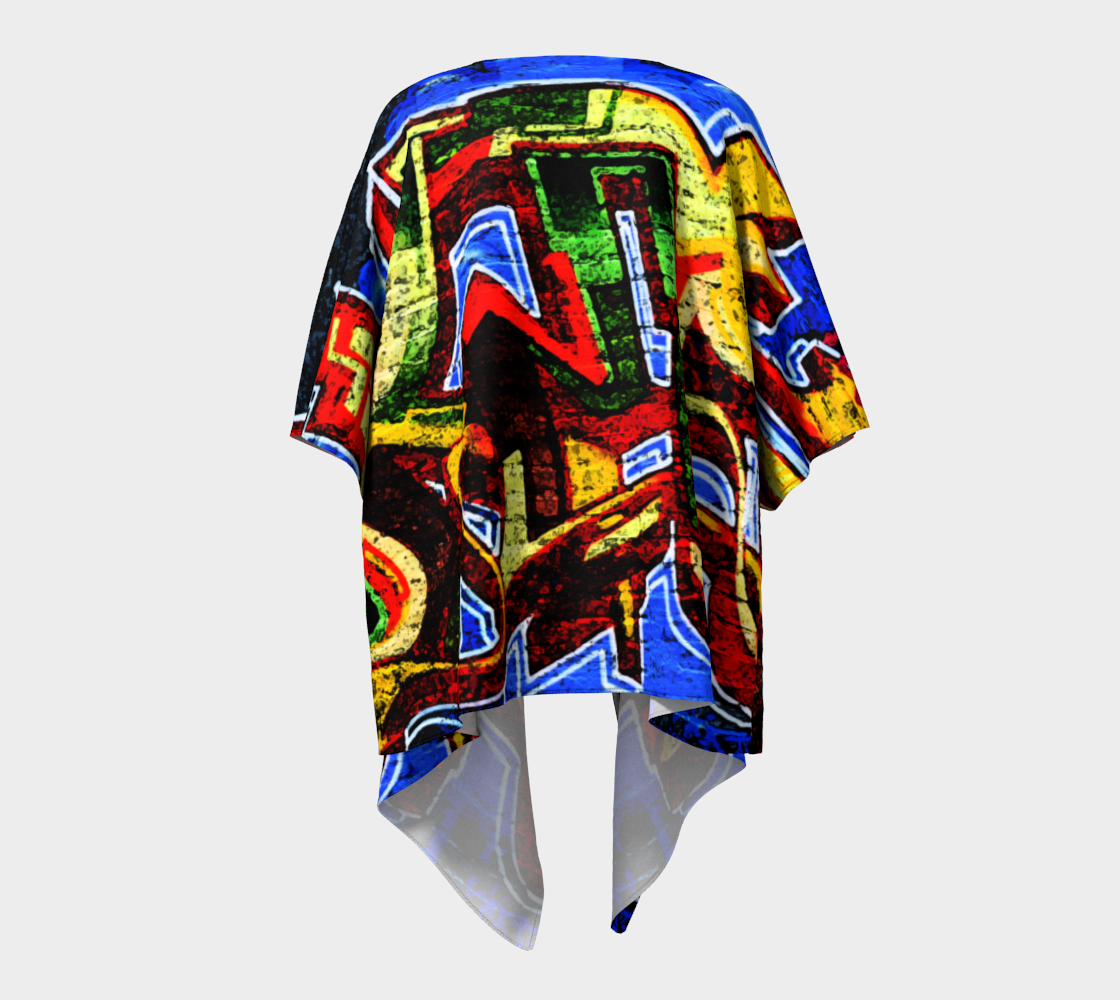 Graffiti 17 Draped Kimono preview #4
