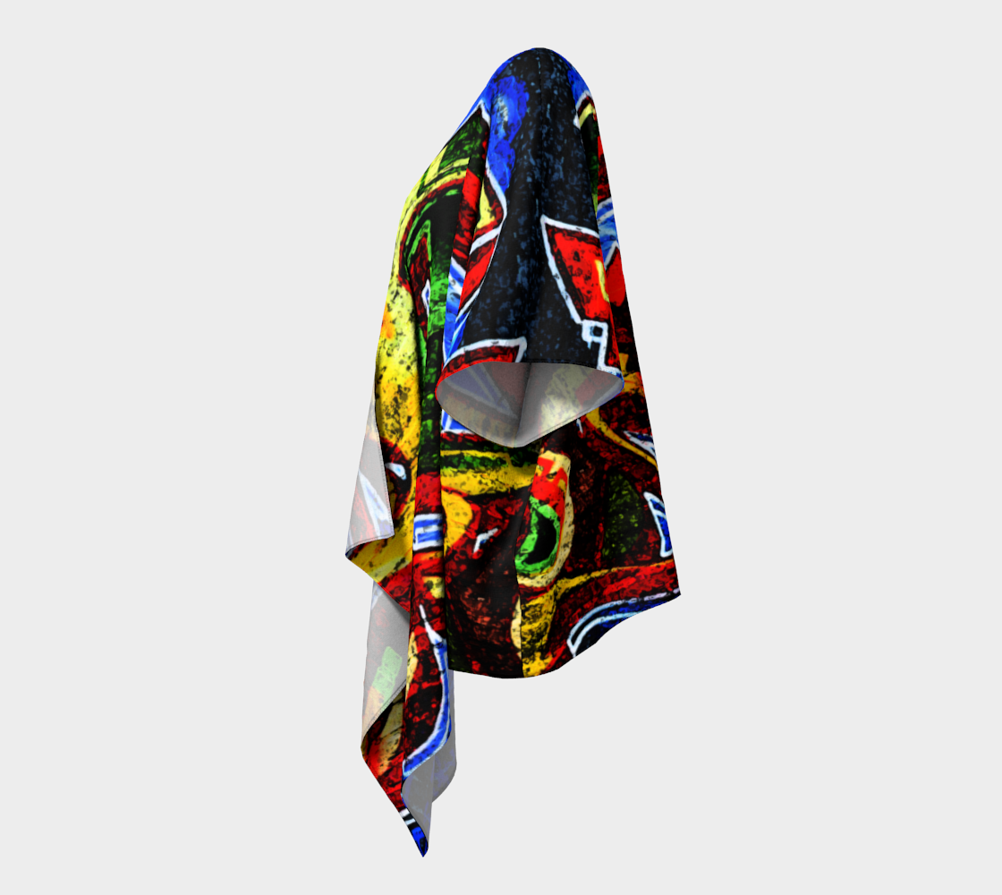 Graffiti 17 Draped Kimono preview #2