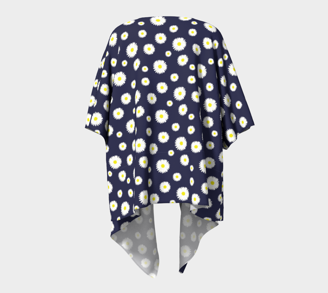 Aperçu de Daisy, Daisy Draped Kimono - Navy #4