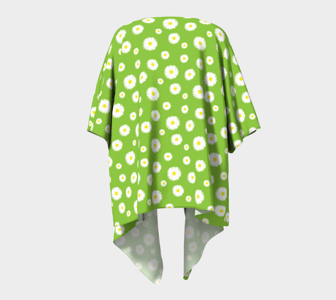 Aperçu de Daisy, Daisy Draped Kimono - Green #4