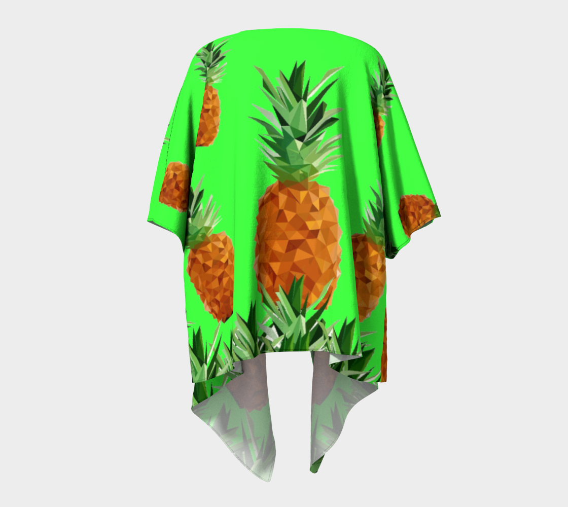 pineapples with grass draped kimono preview #4