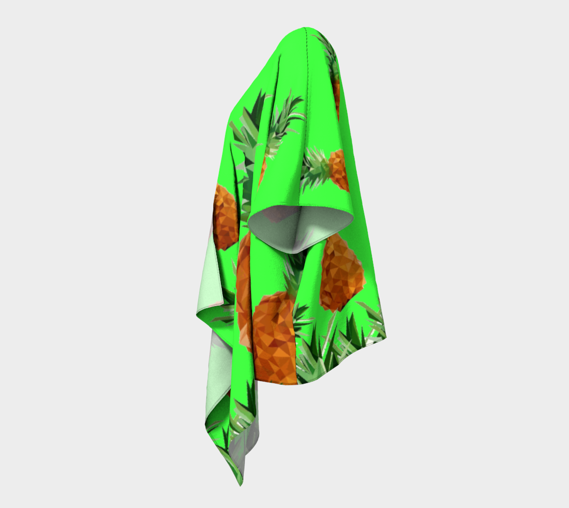 pineapples with grass draped kimono preview #2