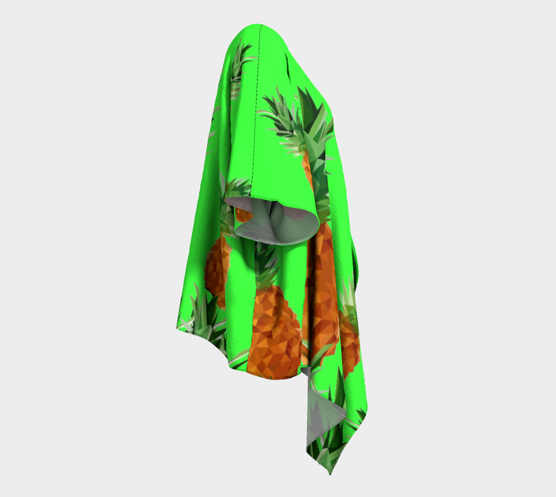 pineapples with grass draped kimono preview #3