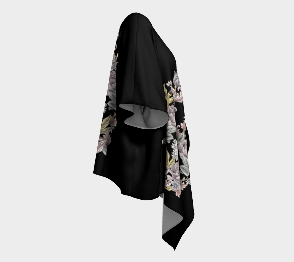 Floral Draped Kimono preview #3