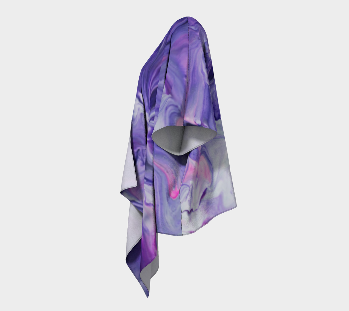 Purple Bliss - Draped Kimono preview #2