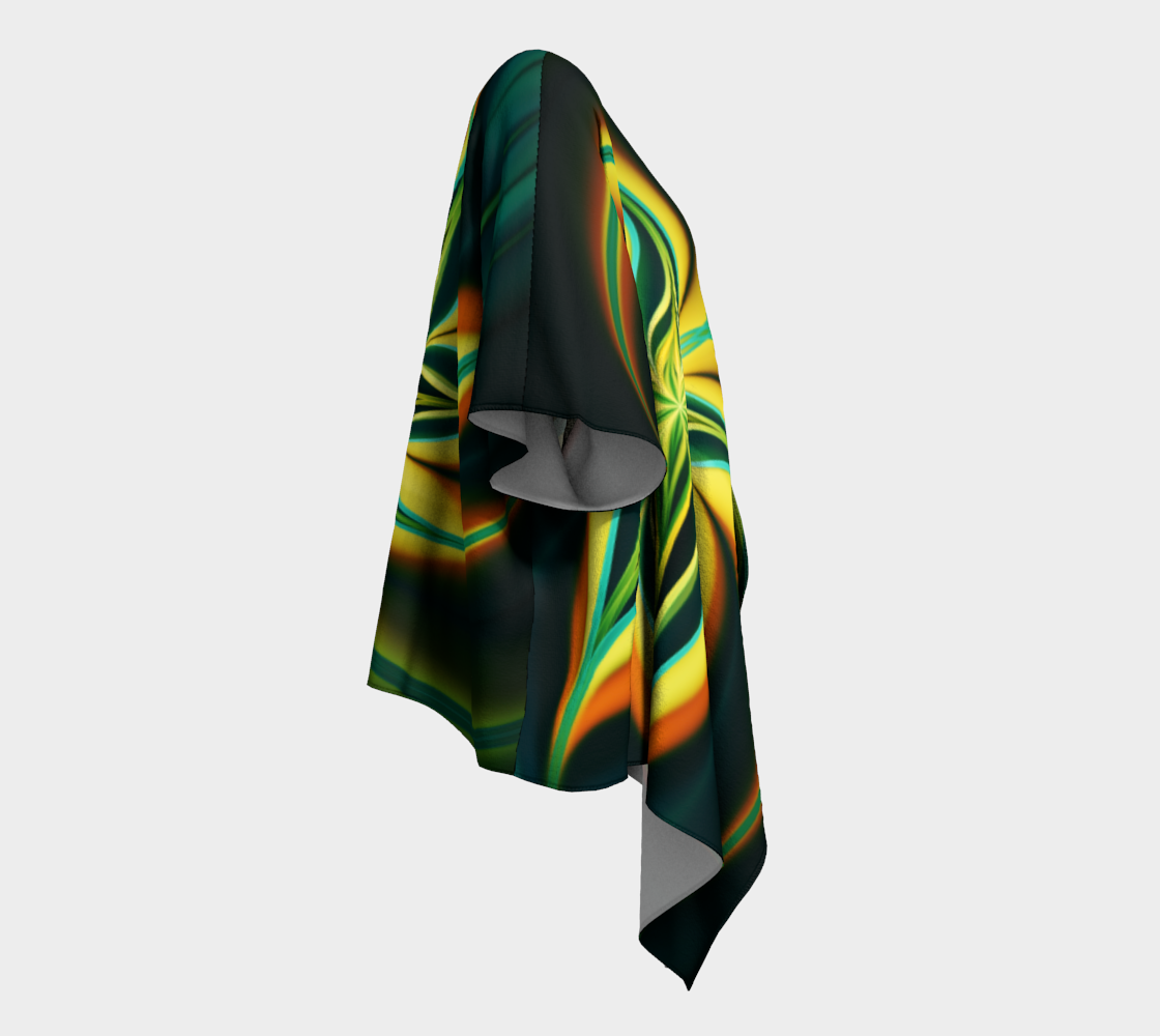 Sparkleaf Draped Kimono preview #3