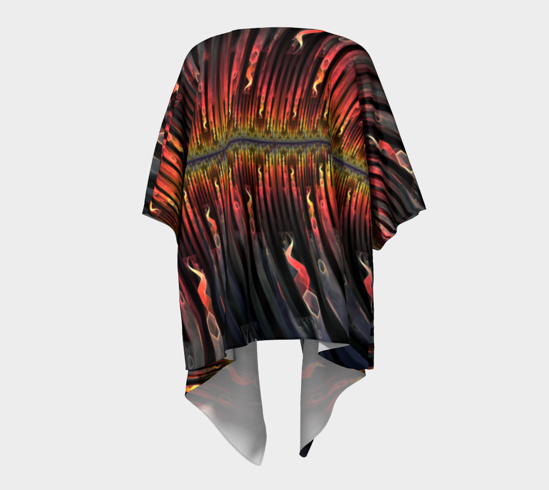 Beam Swarm Draped Kimono preview #4