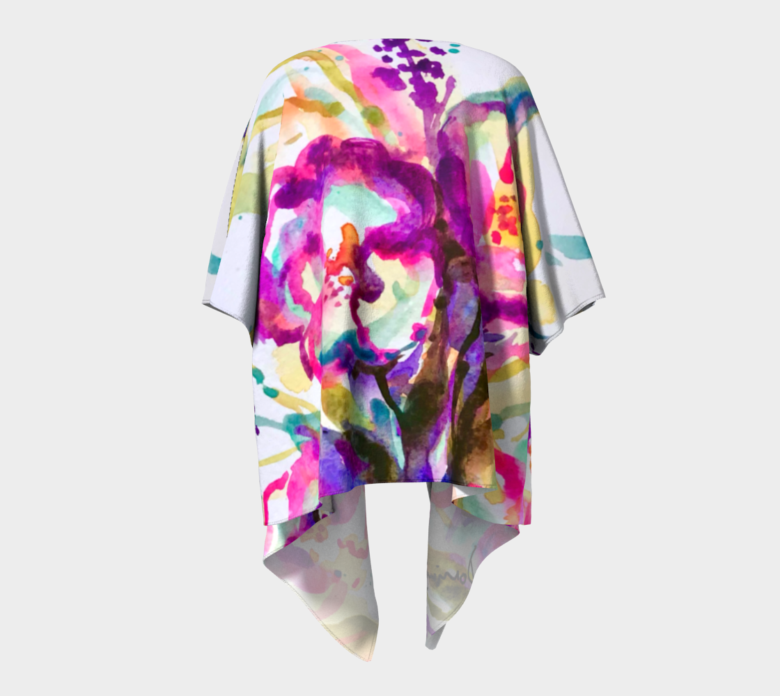 Kimono, Fleurs aquarelle  preview #4