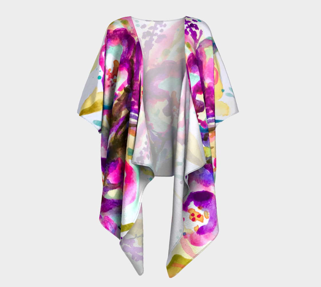 Kimono, Fleurs aquarelle  preview