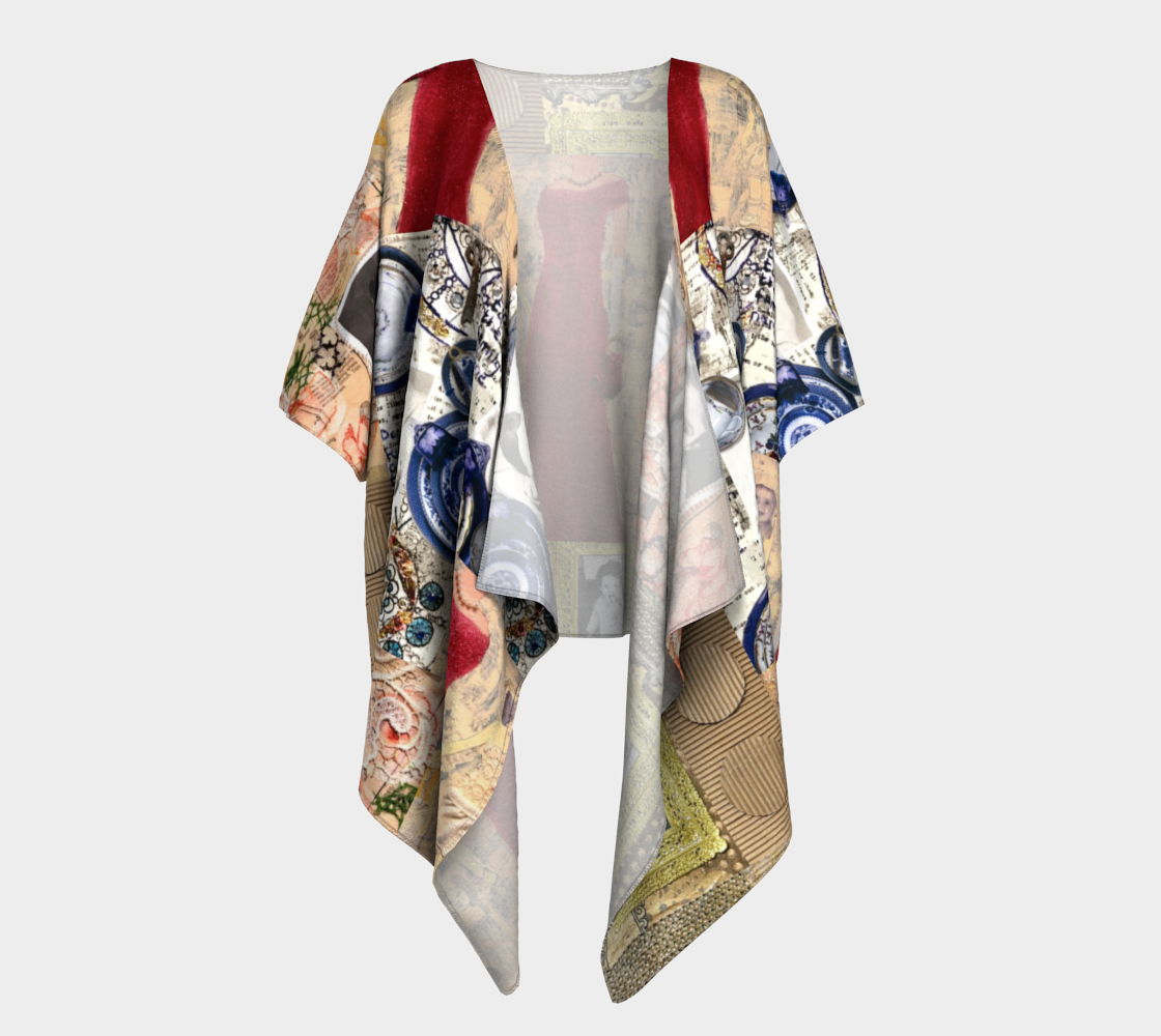 Stone Collage (draped kimono) 3D preview