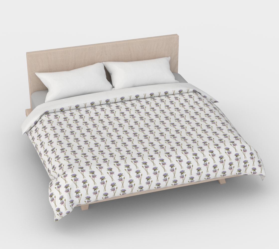 Aperçu de Lotus flowers pattern Duvet Cover #4