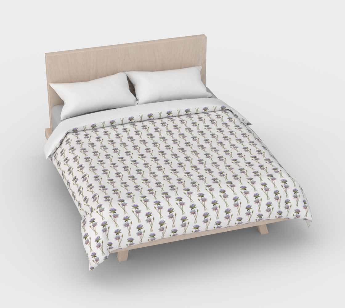 Aperçu de Lotus flowers pattern Duvet Cover #3