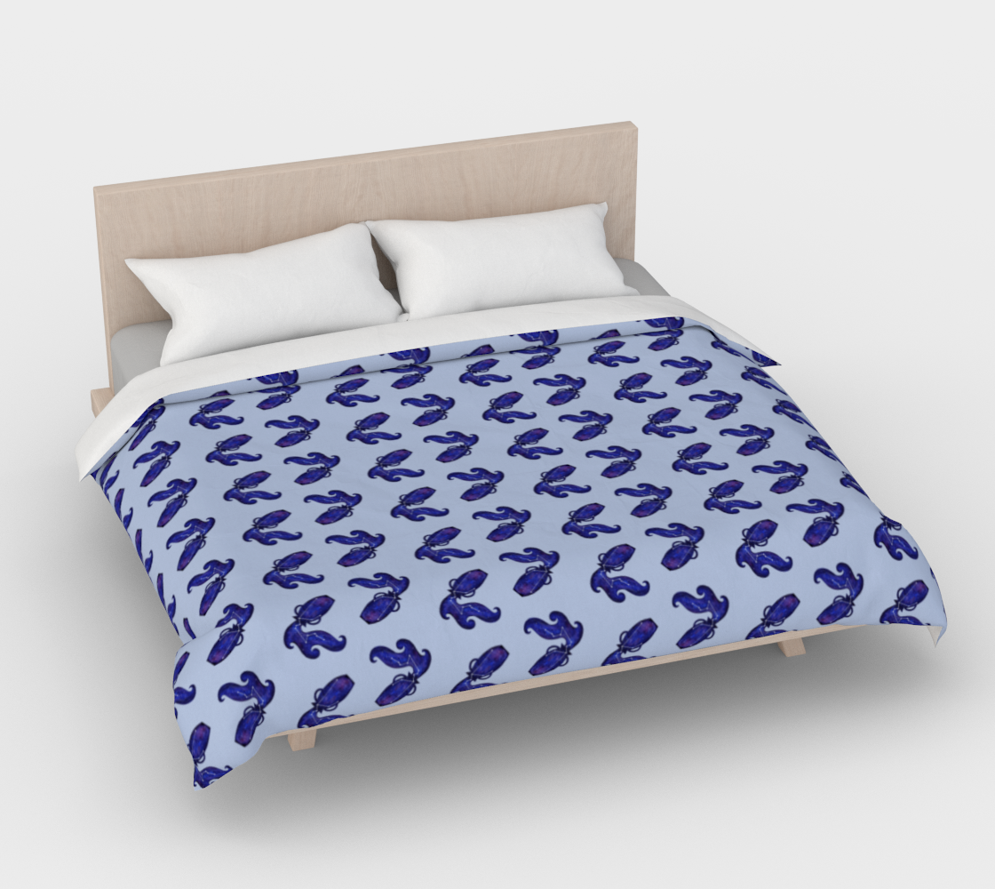Astrological sign Aquarius constellation pattern Duvet Cover preview #4